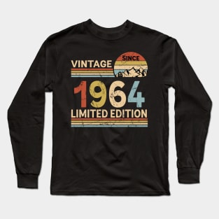 Vintage Since 1964 Limited Edition 59th Birthday Gift Vintage Men's Long Sleeve T-Shirt